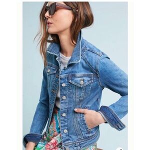 Pilcro and the Letterpress by Anthropologie denim jean jacket S